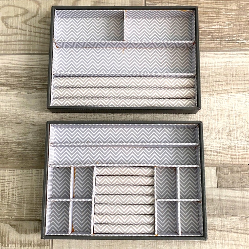 Stackable Jewelry Organizer Trays
